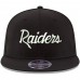Men's Oakland Raiders New Era Black Southside Original Fit 9FIFTY Adjustable Snapback Hat 2839823
